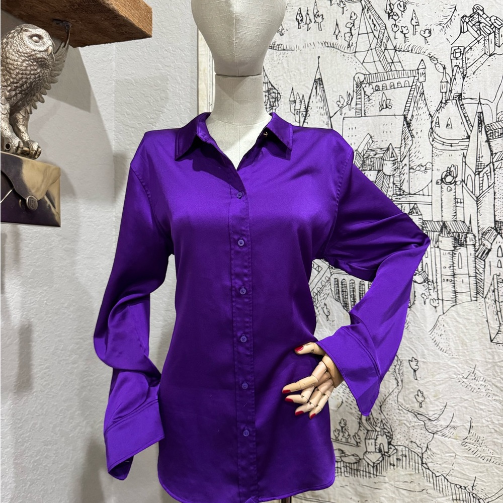 Amazing Purple Business Button Down